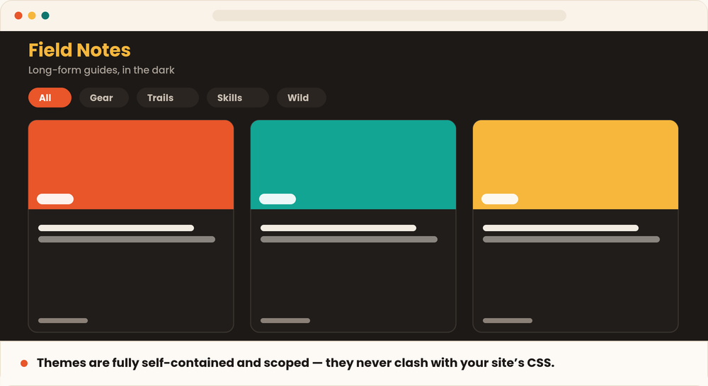 Category Grid for Elementor screenshot